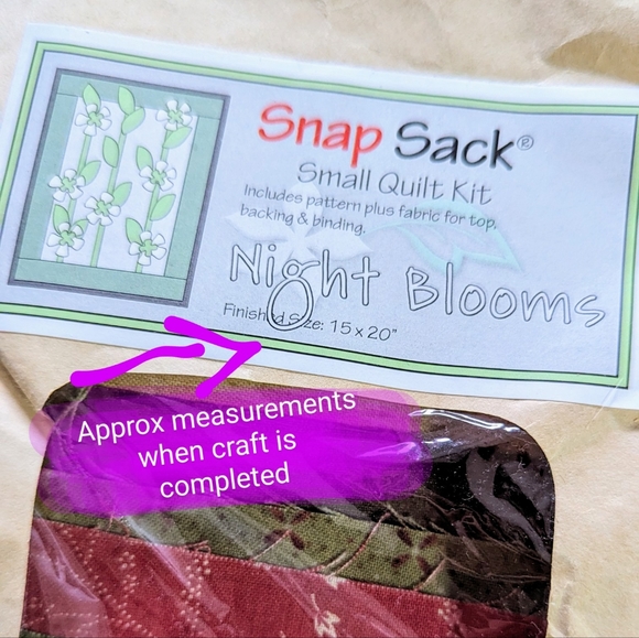 Mini quilt craft, Brand new in bag, cute gift idea for someone crafty - Picture 4 of 4